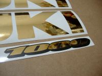 Suzuki GSX-R 1000 Universal - Chrome-Gold - Custom-Dekorset