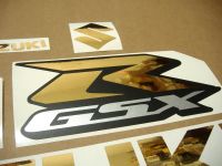 Suzuki GSX-R 1000 Universal - Chrome-Gold - Custom-Dekorset