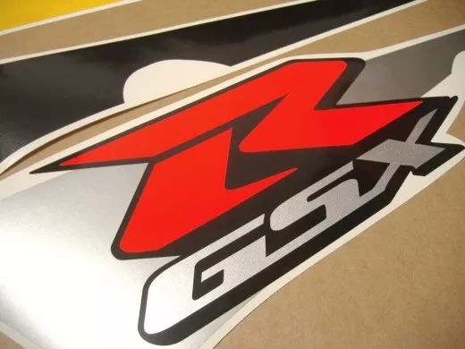 Suzuki GSX-R 600 2002 - Schwarz/Gelb/Silber Version - Dekorset