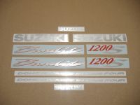 Suzuki Bandit 1200S 2004 - Dunkelblaue Version - Dekorset