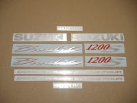 Suzuki Bandit 1200S 2004 - Dunkelblaue Version - Dekorset