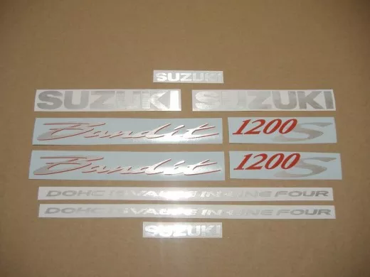 Suzuki Bandit 1200S 2004 - Dunkelblaue Version - Dekorset