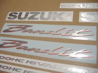 Suzuki Bandit 1200S 2004 - Dunkelblaue Version - Dekorset