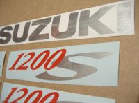 Suzuki Bandit 1200S 2004 - Dunkelblaue Version - Dekorset