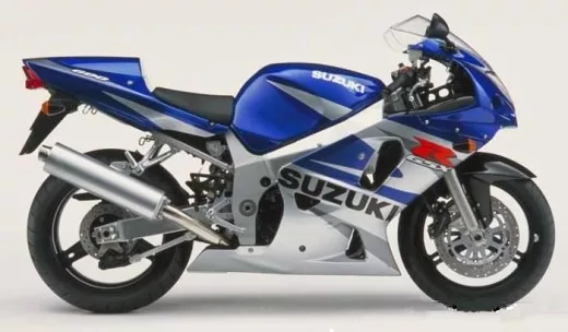 Suzuki GSX-R 600 2002 - Blau/Silber Version - Dekorset