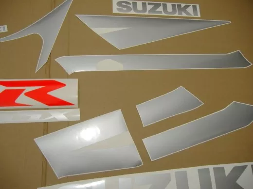 Suzuki GSX-R 600 2003 - Silber/Schwarze Version - Dekorset