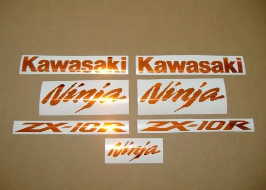 Kawasaki ZX-10R Universal - Chrome-Orange - Custom-Dekorset