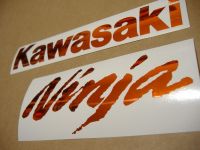 Kawasaki ZX-10R Universal - Chrome-Orange - Custom-Dekorset