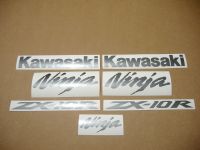 Kawasaki ZX-10R Universal - Graphitgrau - Custom-Dekorset