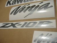 Kawasaki ZX-10R Universal - Graphitgrau - Custom-Dekorset