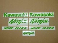 Kawasaki ZX-10R Universal - Lime-Green - Custom-Decalset