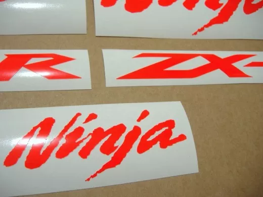 Kawasaki ZX-10R Universal - Neon-Rot - Custom-Dekorset