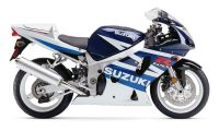 Suzuki GSX-R 600 2003 - Weiß/Blaue Version - Dekorset