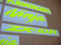 Kawasaki ZX-10R Universal - Neon-Gelb - Custom-Dekorset