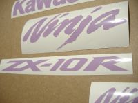 Kawasaki ZX-10R Universal - Violet - Custom-Decalset