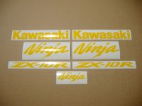 Kawasaki ZX-10R Universal - Yellow - Custom-Decalset