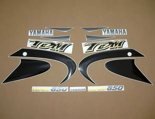 Yamaha TDM 850 4TX 2001 - Schwarze Version - Dekorset