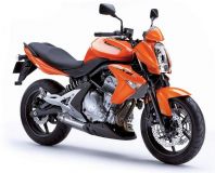 Kawasaki ER-6N 2008 - Orange Version - Decalset