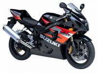 Suzuki GSX-R 600 2004 - Black/Orange Version - Decalset