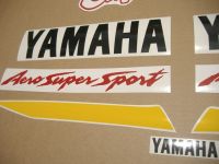 Yamaha YZF-600R 1996 - Silber/Gelbe Version - Dekorset