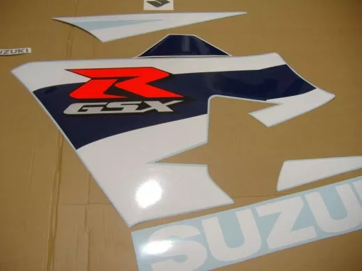 Suzuki GSX-R 600 2004 - Weiß/Blau Version - Dekorset