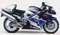 Suzuki TL 1000R 1998 - White/Blue Version - Decalset