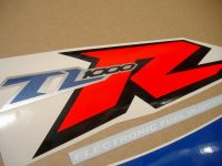 Suzuki TL 1000R 1998 - White/Blue Version - Decalset