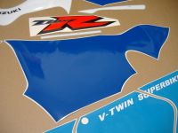 Suzuki TL 1000R 1998 - White/Blue Version - Decalset