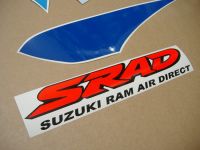 Suzuki TL 1000R 1998 - White/Blue Version - Decalset
