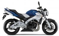 Suzuki GSR 600 2007 - Blaue Version - Dekorset