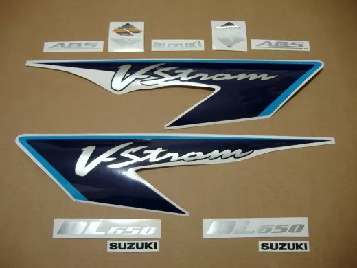 Suzuki DL650 V-STROM 2008 - Blaue Version - Dekorset