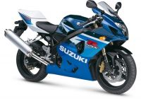 Suzuki GSX-R 600 2005 - Blau/Weiße Version - Dekorset