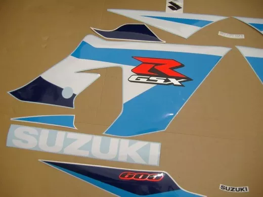 Suzuki GSX-R 600 2005 - Blau/Weiße Version - Dekorset