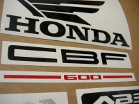 Honda CBF 600N 2006 - Hellblaue Version - Dekorset