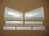 Honda CBF 600S 2005 - Blaue Version - Dekorset