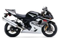 Suzuki GSX-R 600 2005 - Silber/Schwarz Version - Dekorset