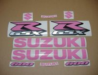 Suzuki GSX-R 600 Universal - Barbie Pink - Custom-Dekorset