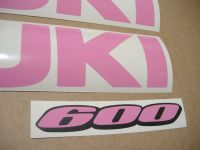 Suzuki GSX-R 600 Universal - Barbie Pink - Custom-Dekorset