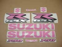 Suzuki GSX-R 750 Universal - Barbie Pink - Custom-Dekorset