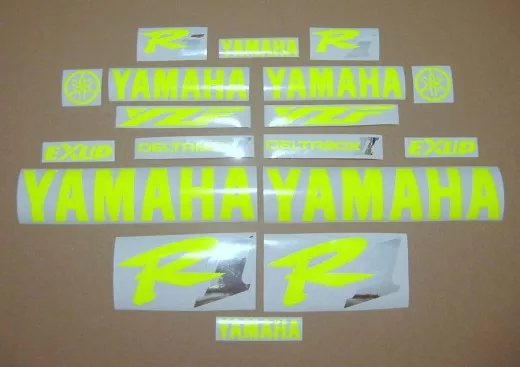Yamaha YZF-R1 98-01 - Neon-Gelb - Custom-Dekorset