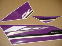 Yamaha YZF-R1 2009-2014 - Violett - Custom-Dekorset