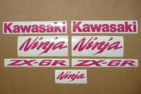 Kawasaki ZX-6R - Pink - Custom-Decalset