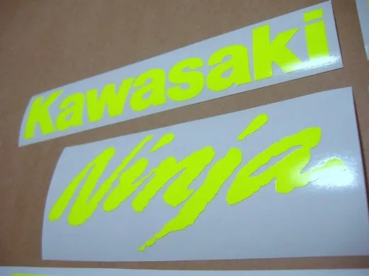 Kawasaki ZX-6R - Neon-Gelb - Custom-Dekorset