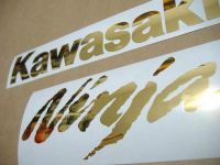 Kawasaki ZX-6R - Chrome-Gold - Custom-Dekorset