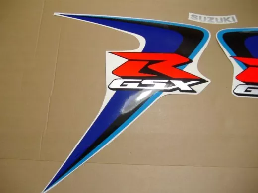Suzuki GSX-R 600 2006 - Weiß/Blaue Version - Dekorset