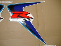 Suzuki GSX-R 600 2006 - Weiß/Blaue Version - Dekorset
