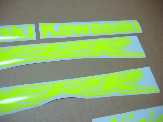 Kawasaki ZX-12R - Neon-Gelb - Custom-Dekorset