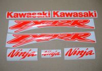 Kawasaki ZX-12R - Neon-Red - Custom-Decalset