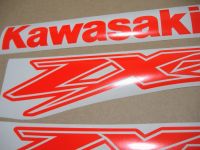 Kawasaki ZX-12R - Neon-Rot - Custom-Dekorset