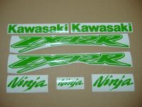 Kawasaki ZX-12R - Lime-Grün - Custom-Dekorset